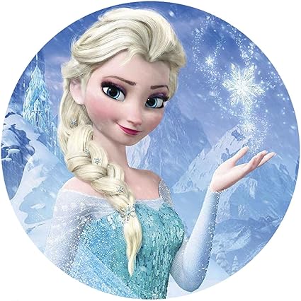 Fondant Tortenaufleger Tortenbild Geburtstag Frozen Die Eiskönigin T44