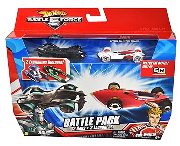 Battle Force 5 Hot Wheels 164 Scale Die Cast 2 Car Battle Pack Water Slaughter Special Battle Zone Edition Reverb