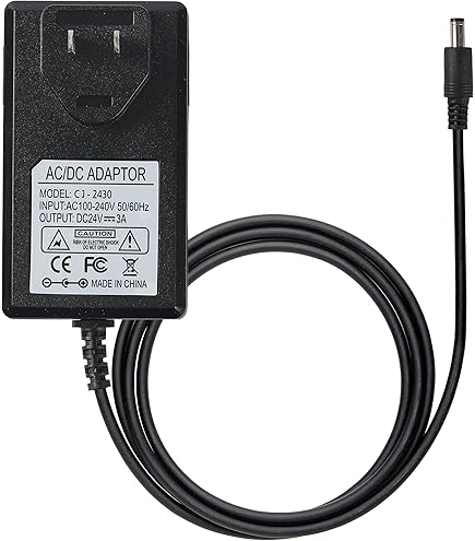 SHNITPWR 24V voedingsadapter voeding AC/DC 100-240V tot 24V 2A universele stekkervoeding met EU 5.5x2.5mm stekker transformator oplader voor LED strips USB-hub WiFi router externe harde schijf