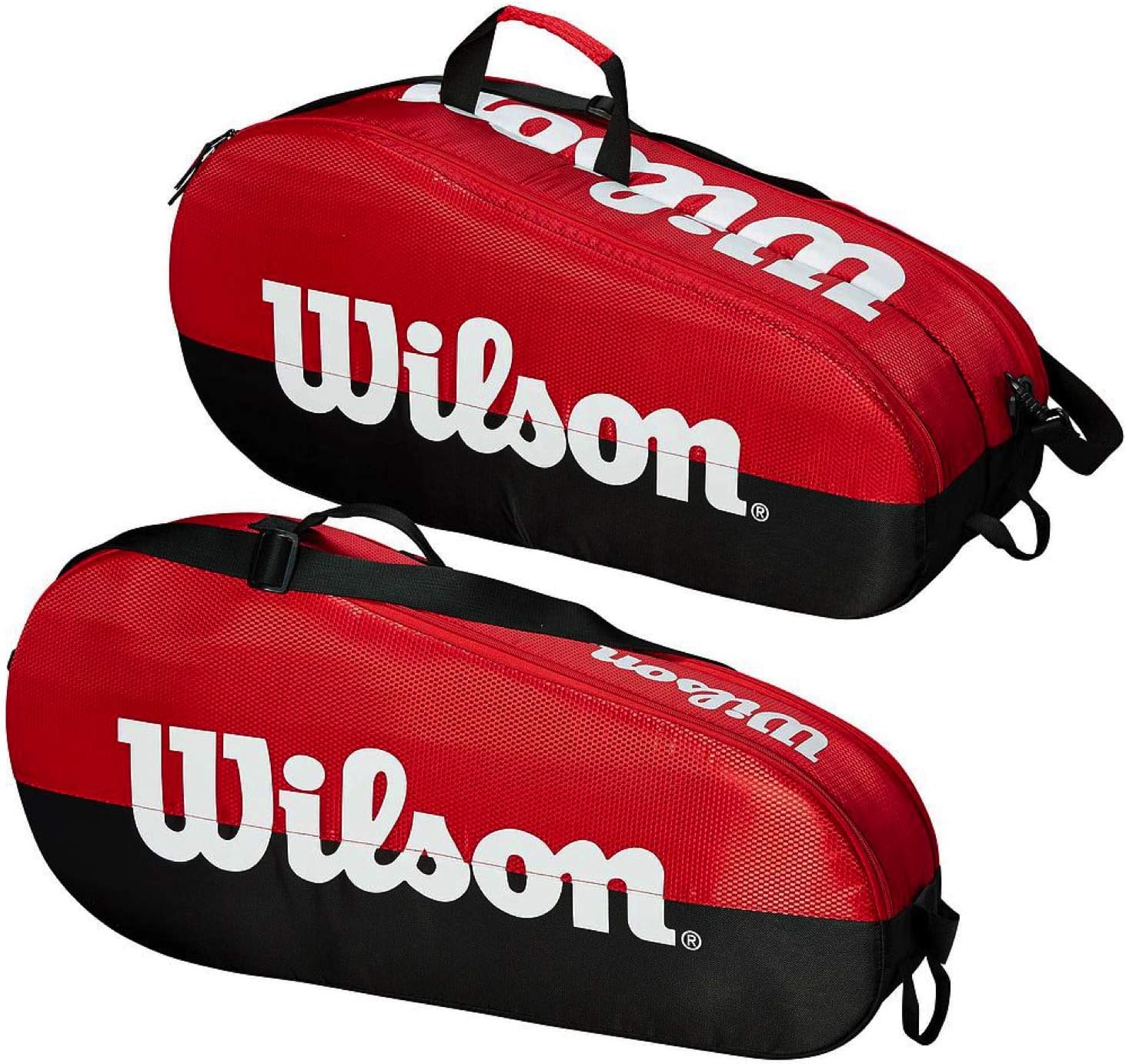 Sports Innovation Ltd Wilson Team Collection Tennis Racket Bag - Red/White