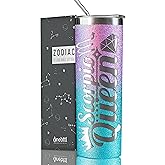 Onebttl Zodiac Gifts for Women, Best Friend Birthday Gifts for Her, 20oz Stainless Steel Tumbler, Engraved Logo Blue and Purple, Scorpio