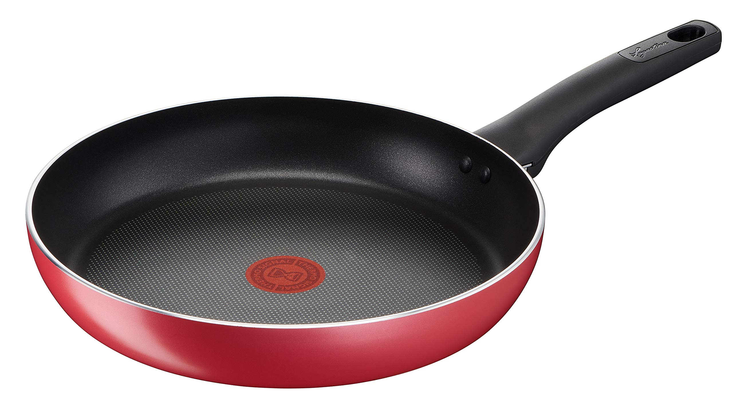 Lagostina Cucina Mediterranea 010254040128 Non-Stick Frying Pan Aluminium Steel Plastic Red — image 1
