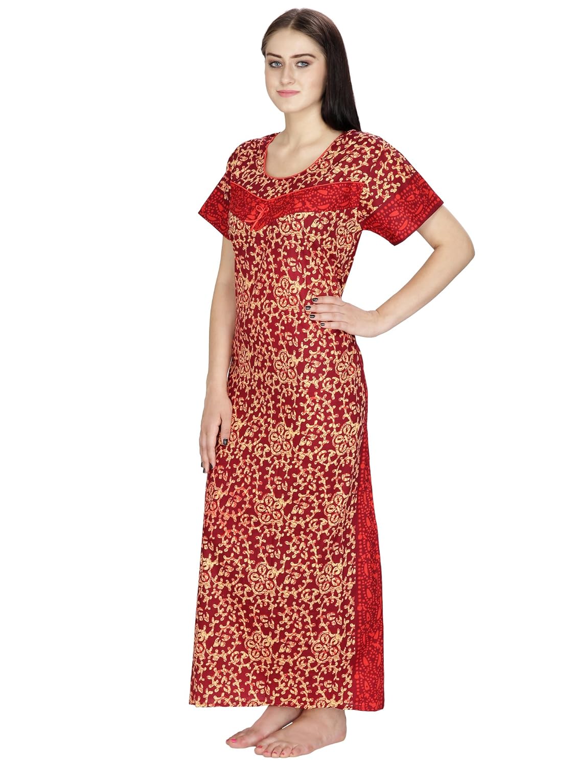 klamotten women's cotton nightdress