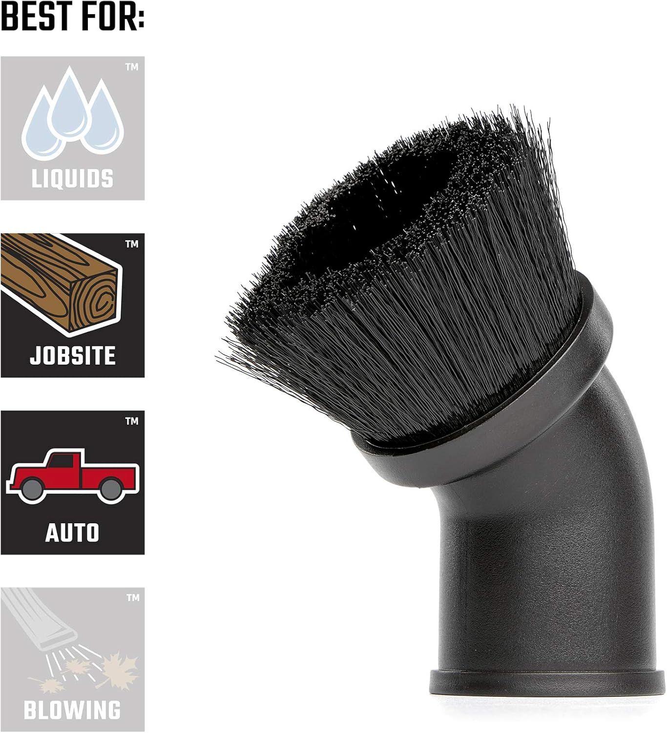 CRAFTSMAN CMXZVBE38725 1-7/8 in. Dusting Brush Wet/Dry Vac Attachment - - 