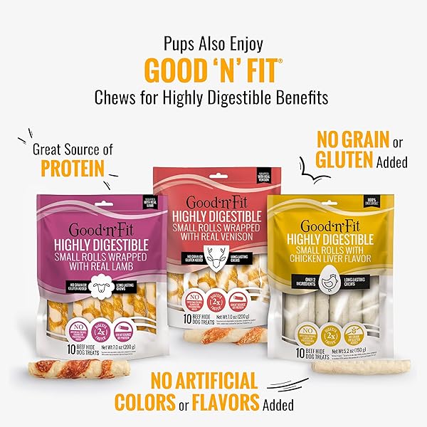 GOOD ‘N’ TASTY TRIPLE FLAVOR PUREE MIX-INS DOG FOOD TOPPER TREATS FOR ALL DOGS, 28 COUNT, EASY SINGLE-SERVE PORTIONS, ADDED PROTEIN WITH TUNA, CHICKEN AND DUCK
