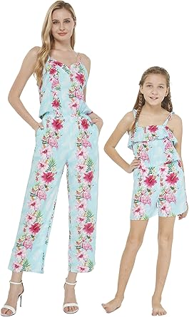 hawaiian print jumpsuit
