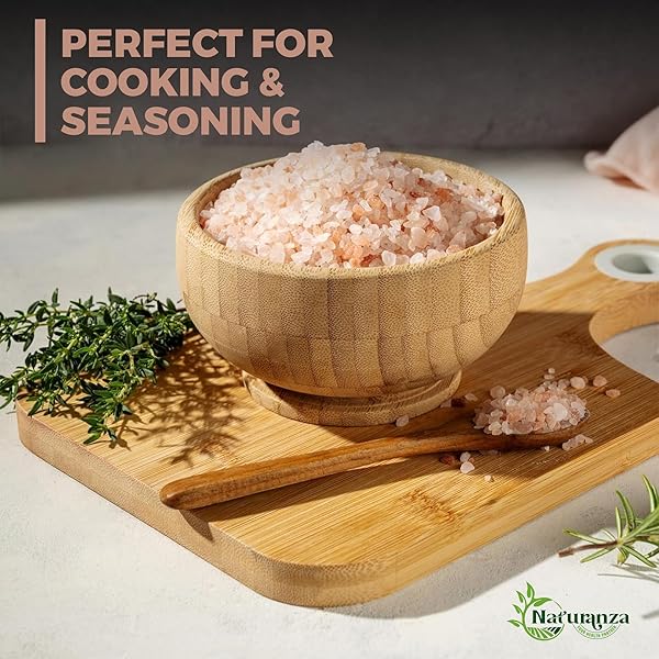 NATURANZA HIMALAYAN PINK ROCK SALT CRYSTAL GRAIN –(17.64 OZ, 1.1 LBS) 500 GMS PURE & NATURAL | ORGANIC SALT | MINERAL-RICH | ELECTROLYTES | NON-GMO | GLUTEN-FREE | KOSHER