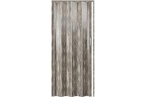 Techni Home Loft Series 36" W Premium Double Walled Foldable Accordion Doors, Taupe