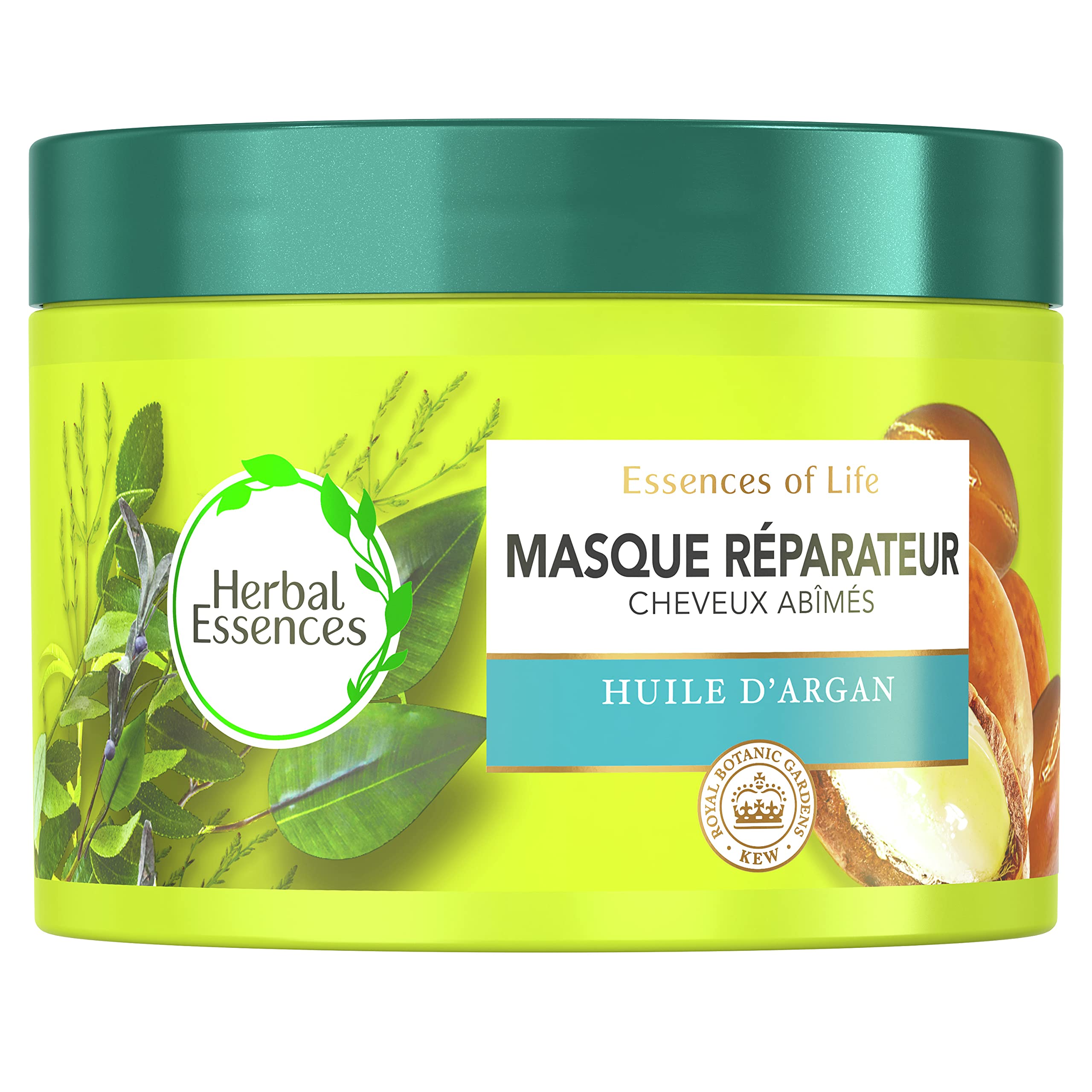 Herbal Essences Argan Oil Mask, Conditioner, Moisturising and Repairing Mask, Vegetable Nutrients, For Dry and Damaged Hair, 450 ml