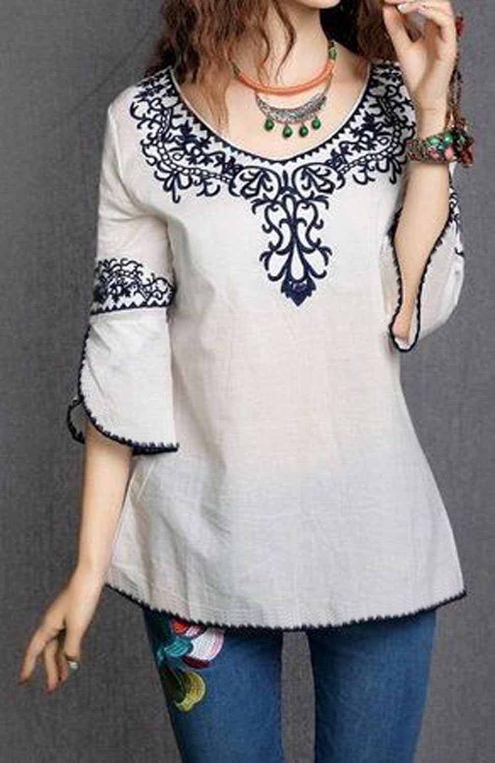 generic women's tunic short kurti (tramt0014_p_white)