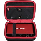 Aproca Case Compatible with Focusrite Scarlett 2i2 4th Gen USB Audio Interface, Portable Storage Bag for Accessories (Case Only)