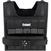 Weighted Vest Men 26lbs | 35lbs | 45lbs, Weighted Workout Vest With Removable Iron Weights, Weight Vest for Men and Women, Heavy Duty Weighted Exercise Vest for Strength Training Running Walking