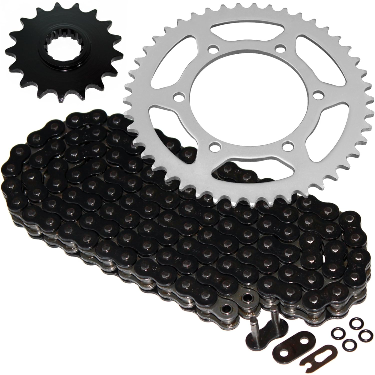 Auto Parts & Accessories Red ORing Drive Chain & Sprockets Kit Fits