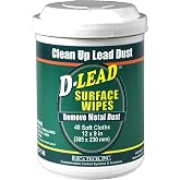 D-Lead Surface Wipes for Lead Paint Dust Cleanup (48 ct.), PD-T148