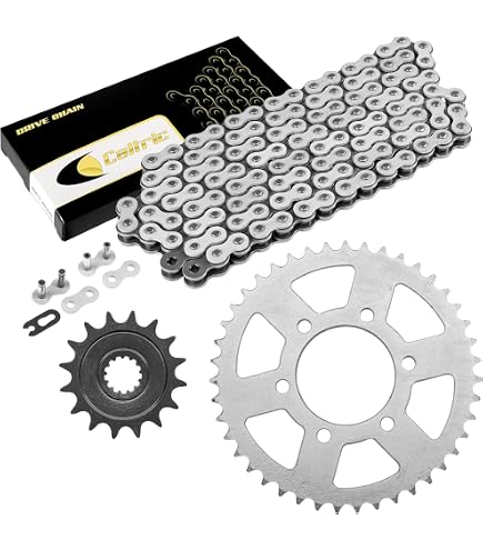 Amazon.com: Caltric Red O-Ring Drive Chain & Sprockets Kit