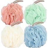 Fu Store Loofah Sponge Shower Loofahs 50g Bath Sponges Mesh Balls 4 Colors for Body Scrubber Exfoliator Wash Back Scrubber Ba