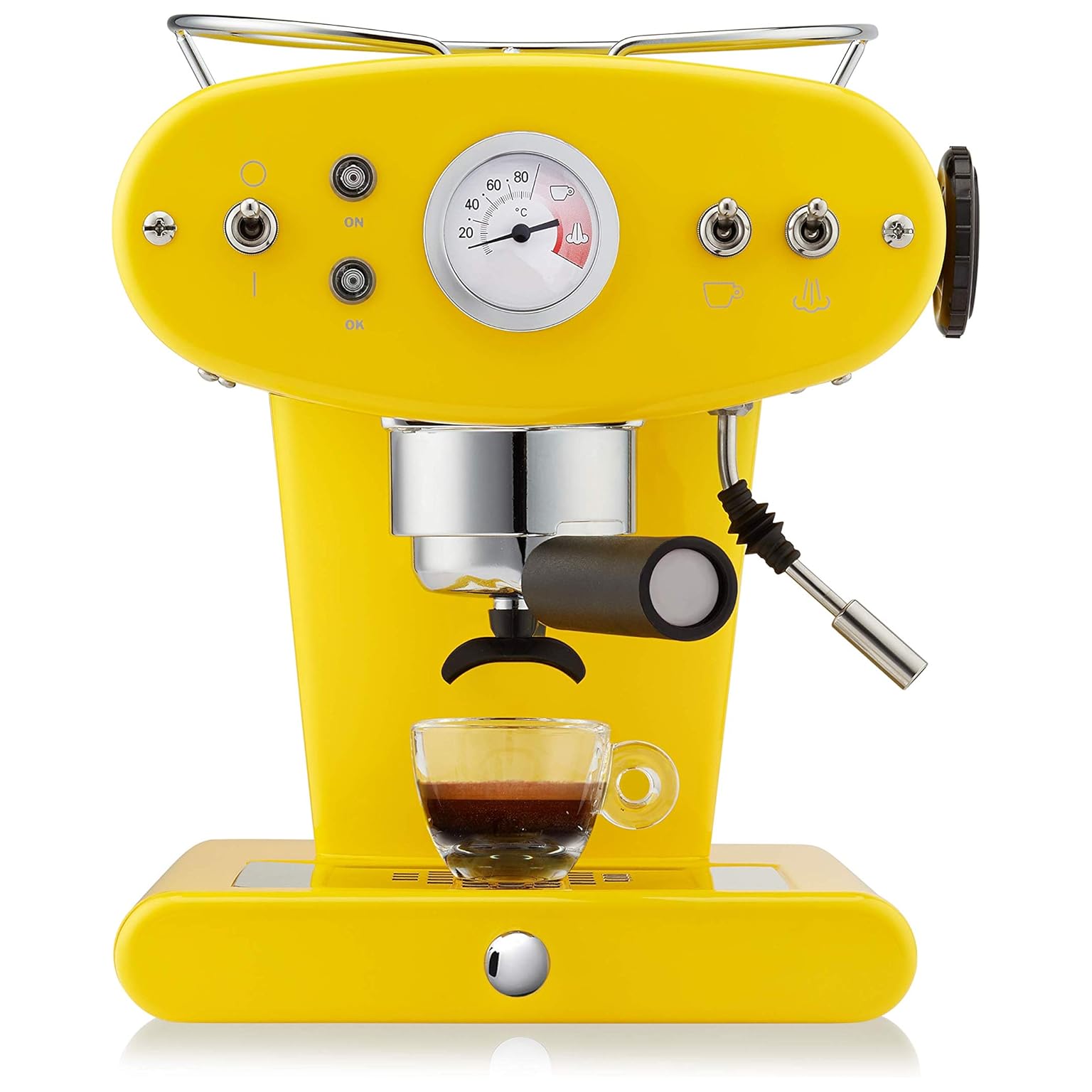 Francis Francis X1 Ground Coffee Machine Yellow
