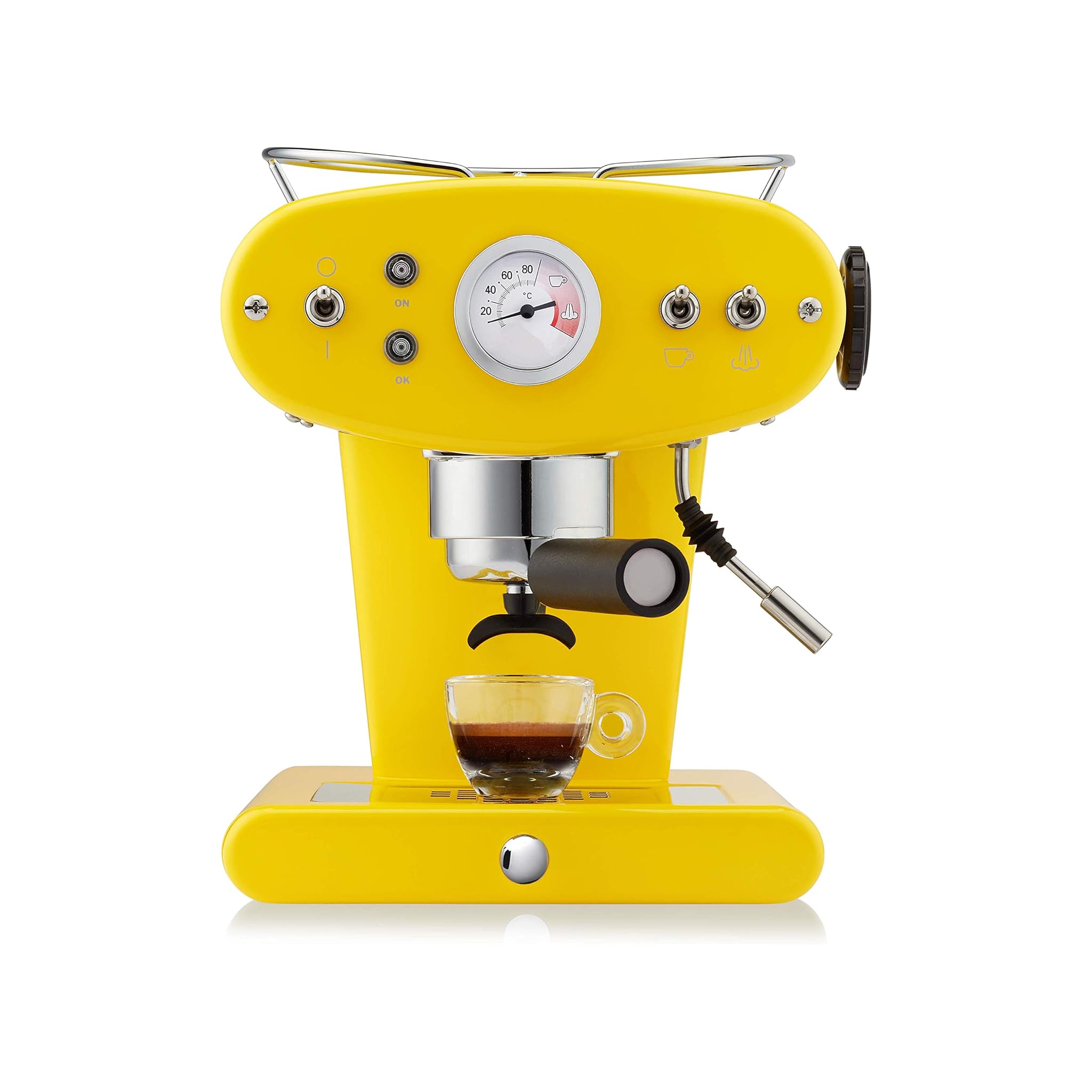 Francis Francis X1 Ground Coffee Machine Yellow