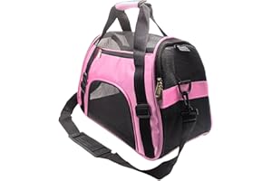 Dotala Cat Carrier,Collapsible Soft-Sided Pet Travel Carrier,Airline Approved Small Dog Cat Carrier for Small Puppy and Cats 