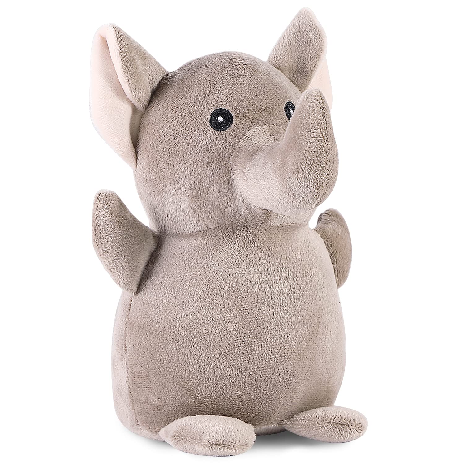 Cute Door Stoppers for Bottom of Door, Animal Decorative Door Stop, Heavy Doorstop, Door Blocker Door Weight to Keep Door Open (Elephant Khaki)