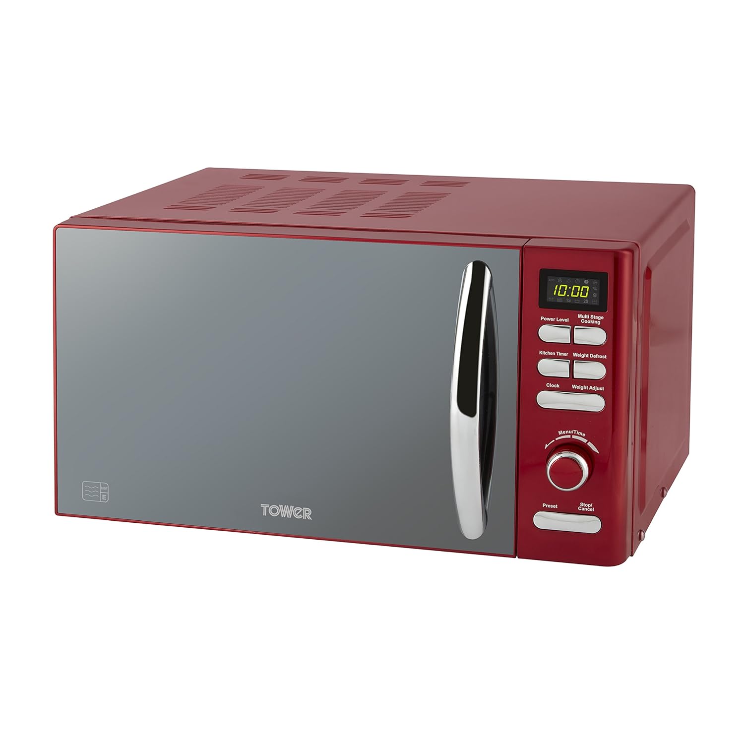 Tower Infinity Digital Solo Microwave with 6 Power Levels, 8 Auto Cook