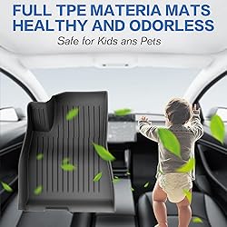 Weize Floor Mats for Tesla Model 3 5-Seat 2021-2023