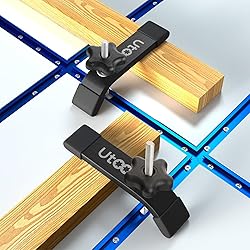 UTOOL 2 Pack T-Track Hold Down Clamps Kit, 6-1/3" L
