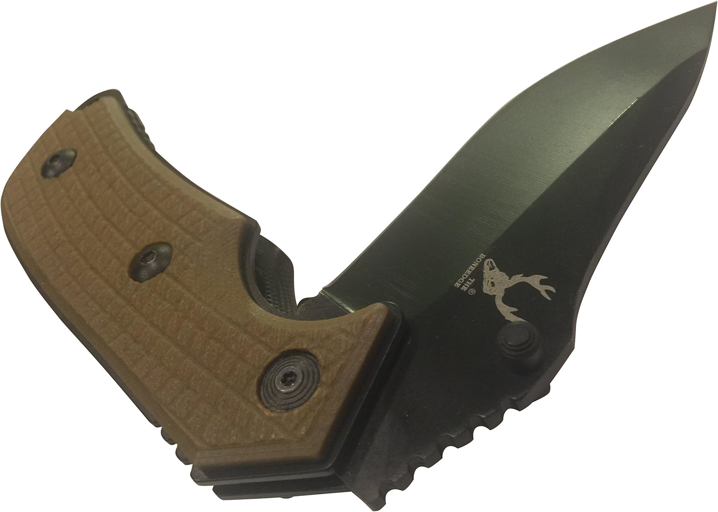 Best Folding Tactical Knife with Spring Assisted Tac Force Tanto Folding Knife Convenient Pocket Knife for Deer, Boar, Hog and Fishing Knife Folding. This New Rescue Knife and Survival Knife Comes with Black Steel Blade for Any Camping and Hunting Adventures with Desert Storm Camouflage Design