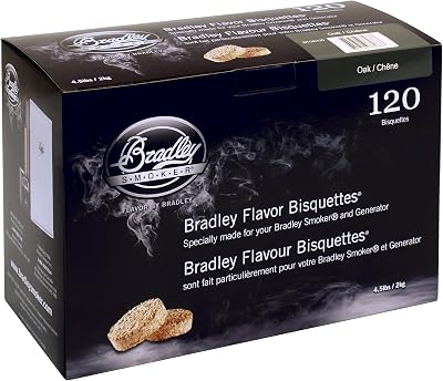 Bradley Smoker Oak 120 Pack Bisquettes