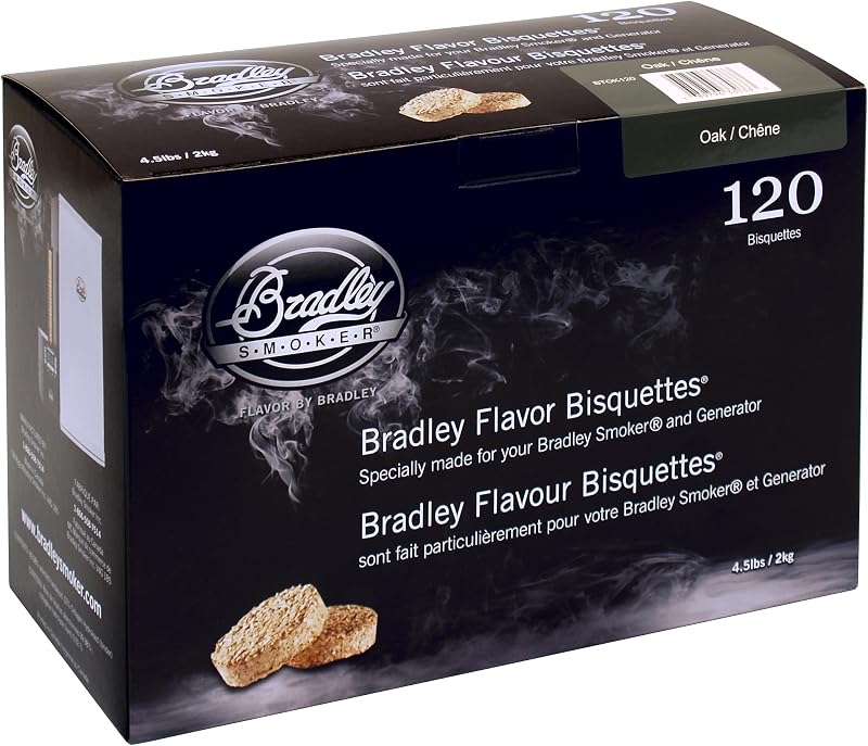 Bradley Smoker Oak 120 Pack Bisquettes