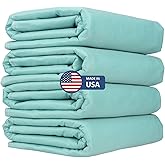 AbsorbEase® Washable Underpads 34"x36" - Waterproof, Ultra-Absorbent Incontinence Bed Pads for Adults, Seniors, Kids, Pets, Reusable Pee Pads, Odor Neutralizing, Latex-Free, USA Made (Pack of 4)