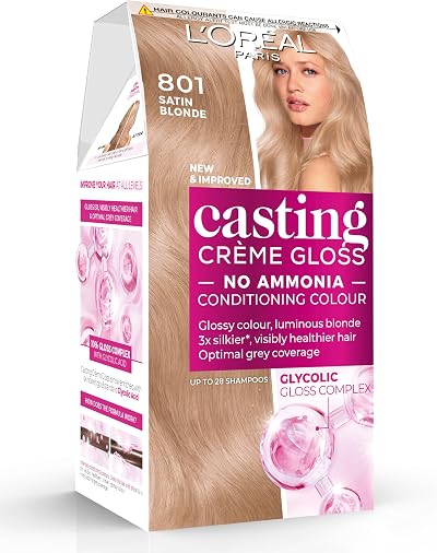 L'Oréal Casting Crème Gloss 801 Satin Blonde 32 Washes No-Ammonia