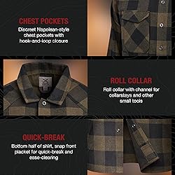 Vertx Canyon Valley Mens Tactical Flannel Shirt