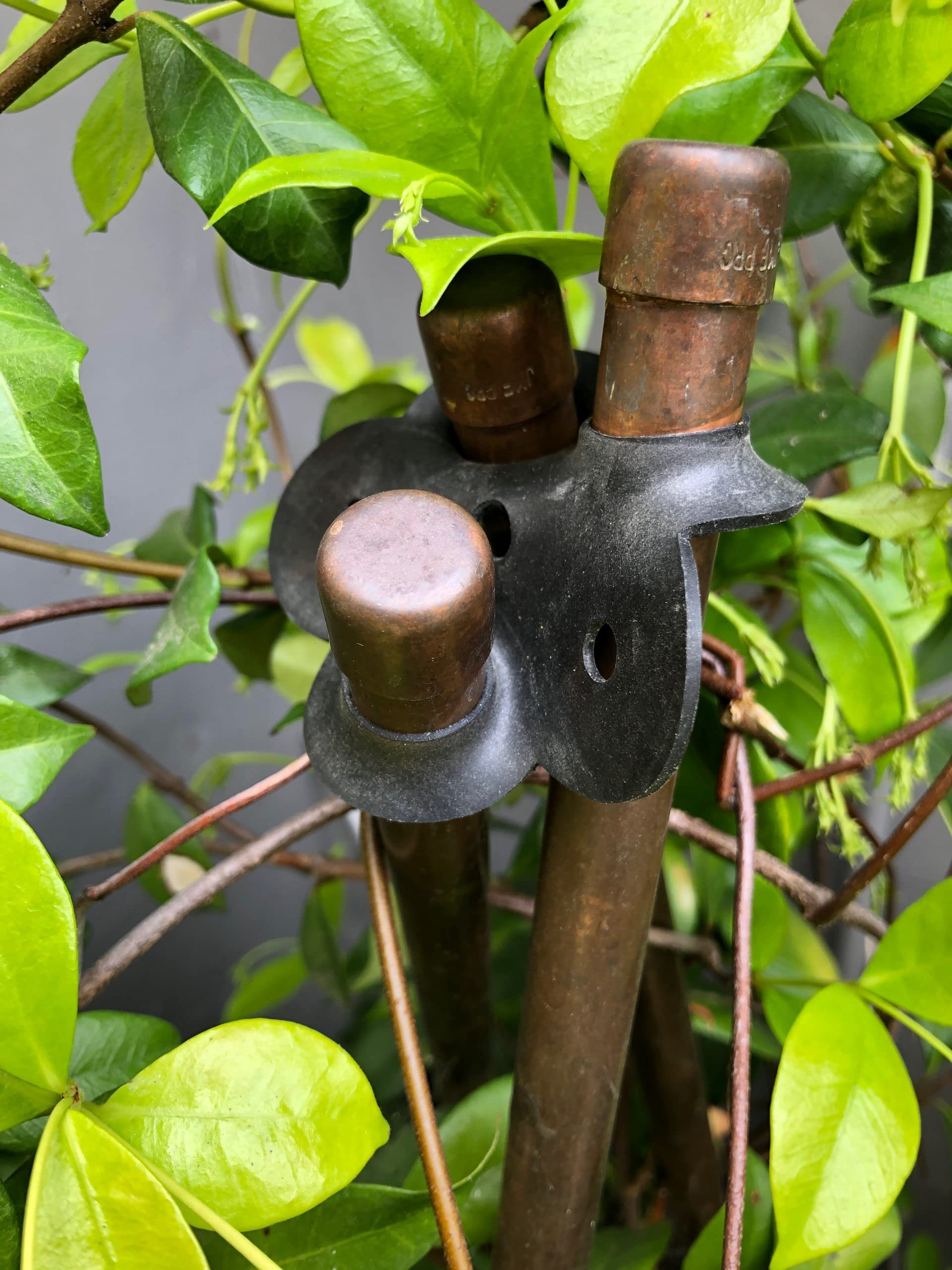 Garden Things PLANT SUPPORT MADE EASY Stretch Rubber Plant Stake Connecters, 6-Pack, Model:GC-2006