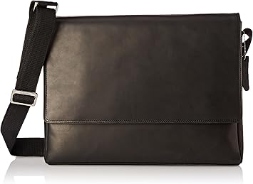visconti leather distressed messenger bag