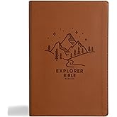 KJV Explorer Bible for Kids, Brown LeatherTouch, Red Letter, Full-Color Design, Photos, Illustrations, Charts, Videos, Activities, Easy-to-Read Bible MCM Type