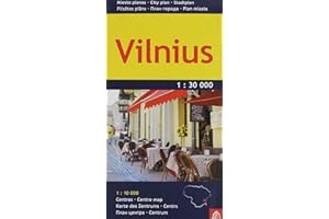 Vilnius City Map (English, German and Russian Edition)
