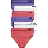 Hanes Women's Originals Hi-leg Bikini Underwear, Seamless Rib Bikini, Assorted Colors, 6-pack