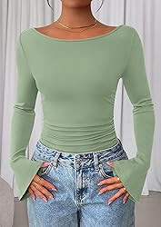 PRETTYGARDEN Women's Long Sleeve Shirts 2025 Fall