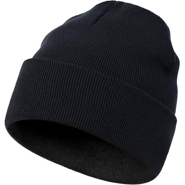 帽子 loose fit beanie / black EINSKEY-Cotton-Slouchy-Beanie-