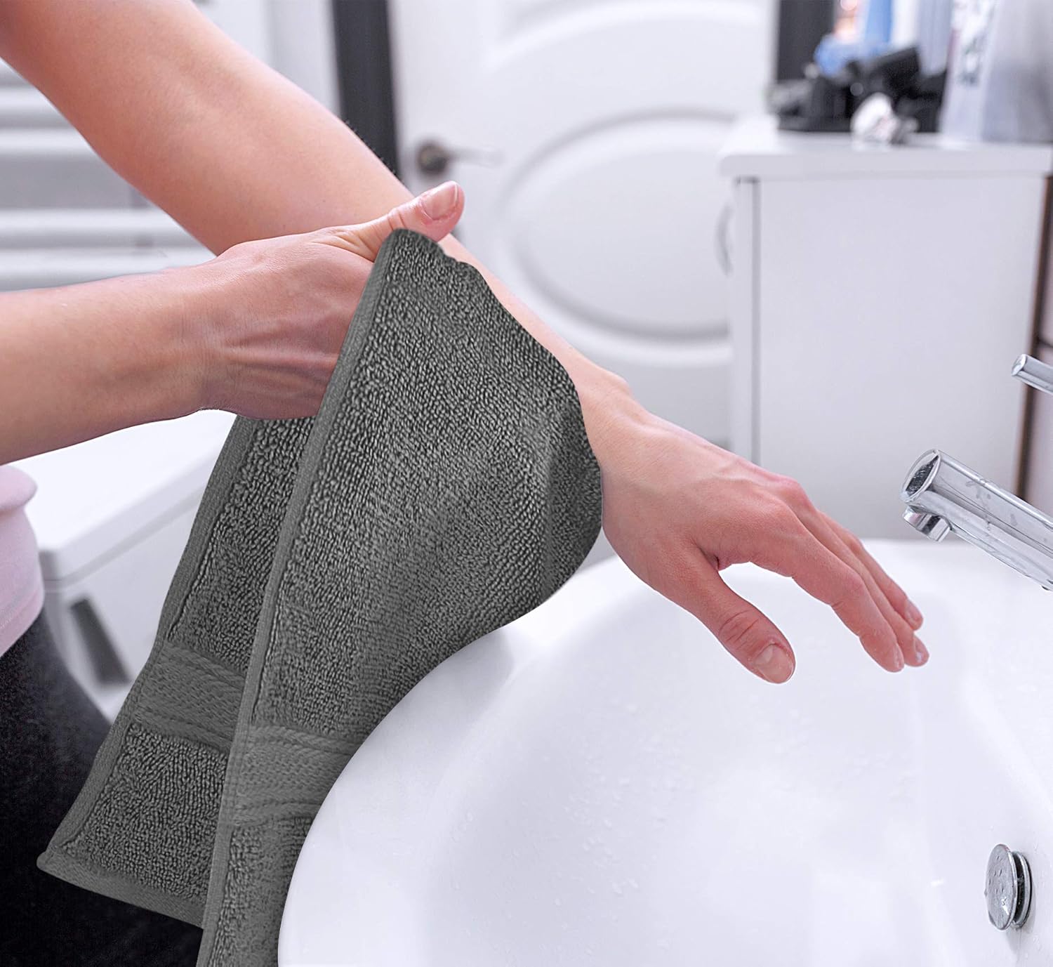 Utopia Towels, Premium Hand Towels, 100% Combed Ring Spun Cotton, Ultra Soft and Highly Absorbent - Image 3