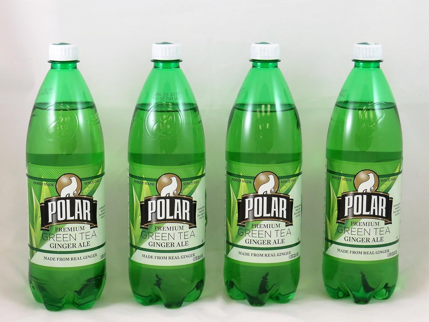 Amazon.com : Green Tea Ginger Ale by Polar Beverages 1 liter (33.8 fl