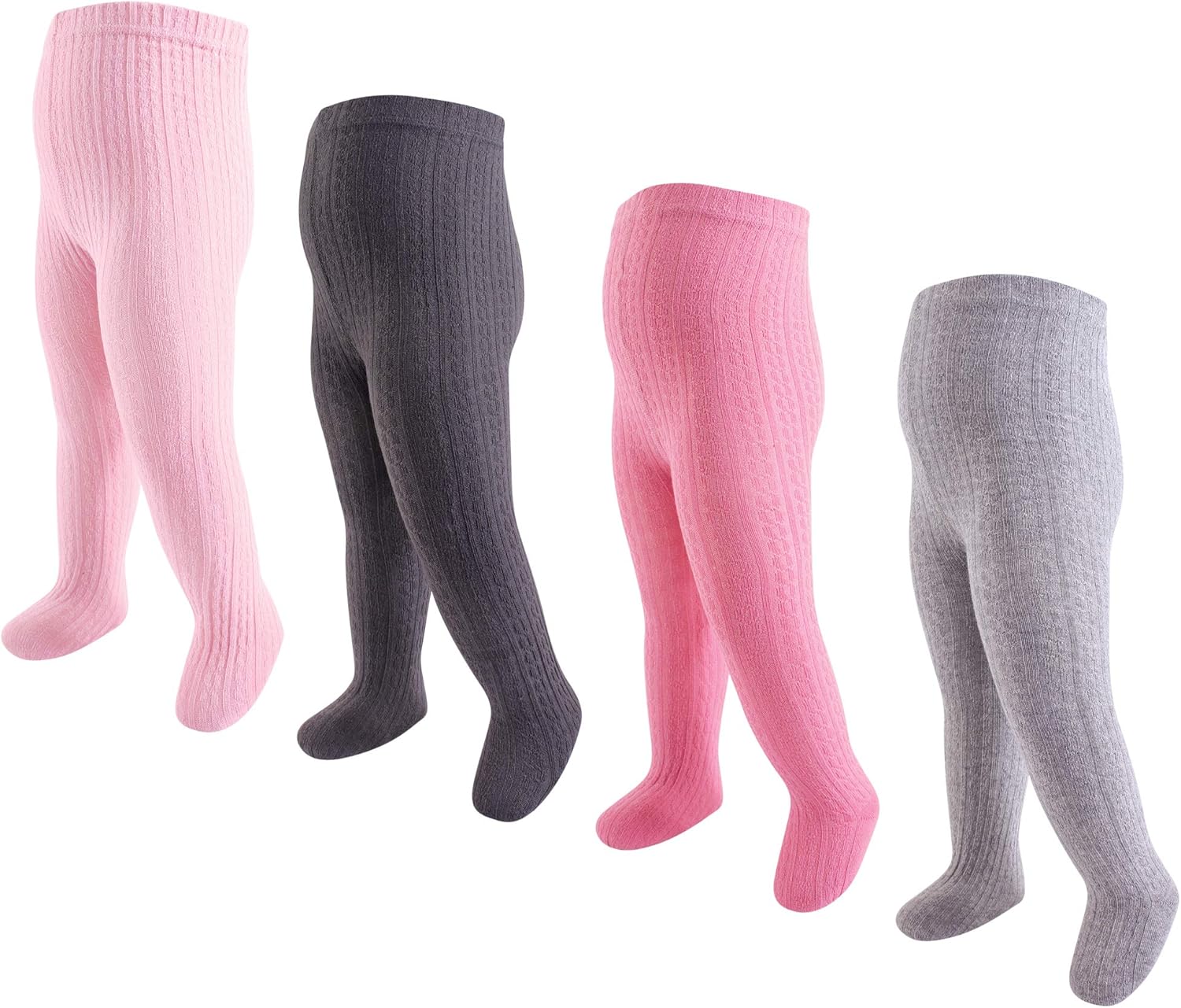 Hudson Baby Girls' Cotton Rich Tights: Clothing