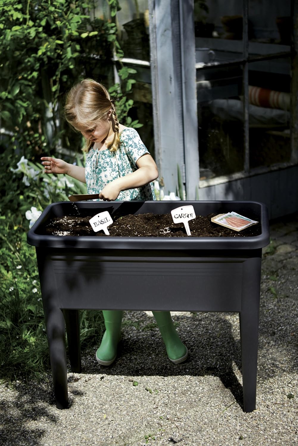 Elho Green Basics Casa de Cultivo, Verde Lima, 39.5x39.5x35.7 cm ...
