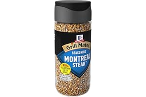McCormick Grill Mates 25% Less Sodium Montreal Steak Seasoning, 3.18 oz