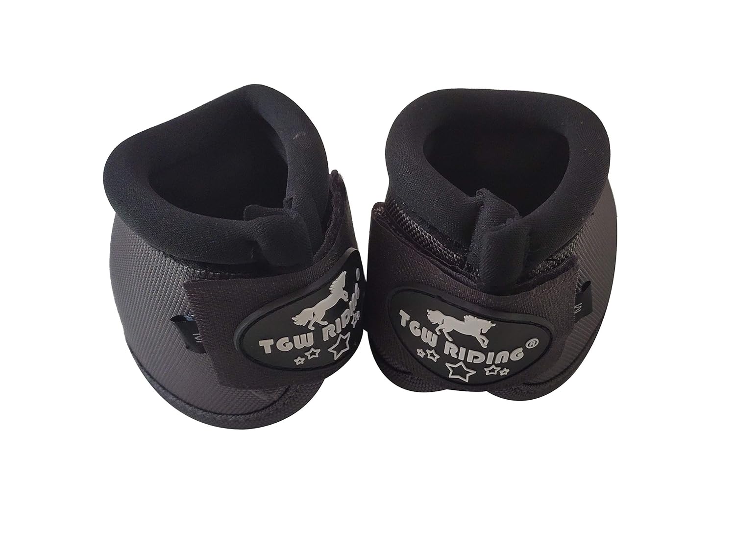 Pair Equine Ballistic Hoof Overreach Bell Boot TGW RIDING NoTurn Horse