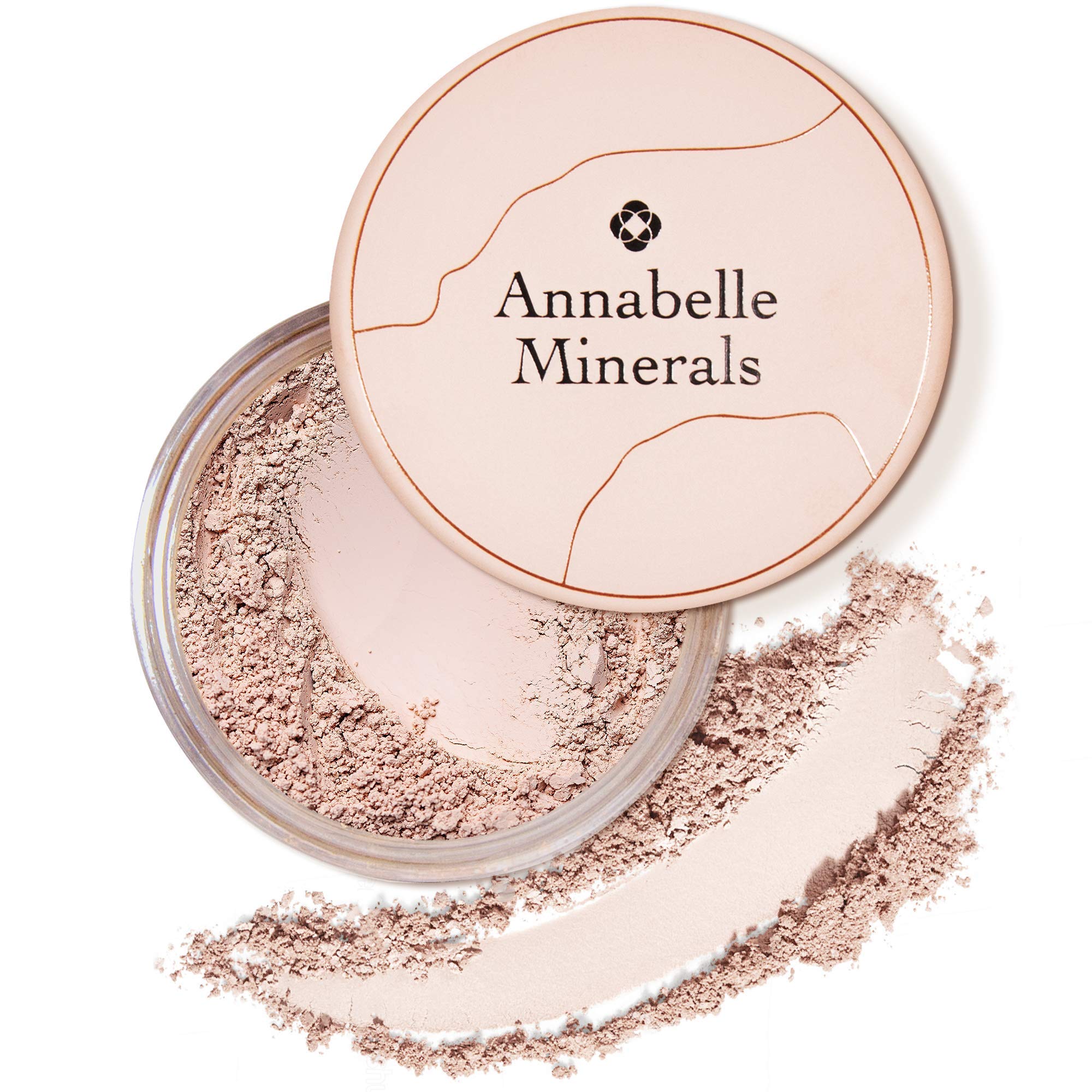 Annabelle Minerals Matte Mineral Foundation Natural Light 10g - Natural, Vegan, Hypoallergenic - SPF 10 - Neutral Skin Tones