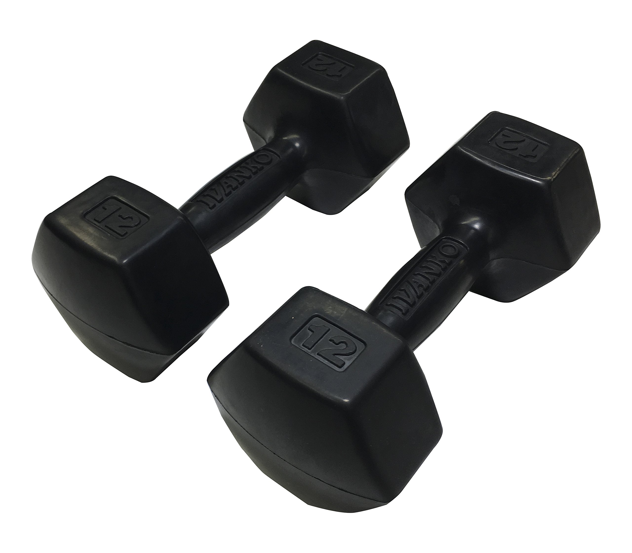 Rubber Dumbbells, 12 lbs (PAIR) in Kenya Whizz Dumbbells