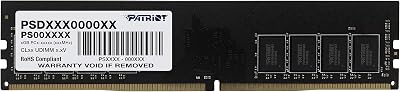 Patriot Signature 8GB DDR4 3200MT/s CL22 UDIMM Desktop Memory Module