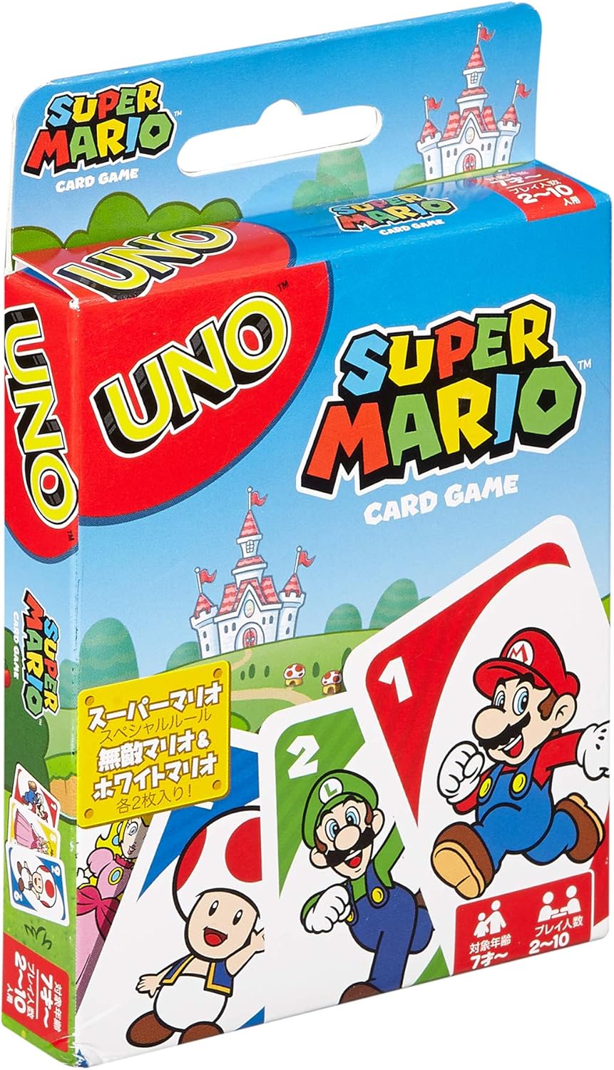 UNO Super Mario, You, Super Mario Bros, and a Game of UNO!: Toys & Games